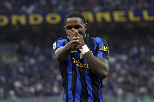 Marcus Thuram có thể trở thành mục tiêu của Manchester United. Ảnh: EPA/MATTEO BAZZI