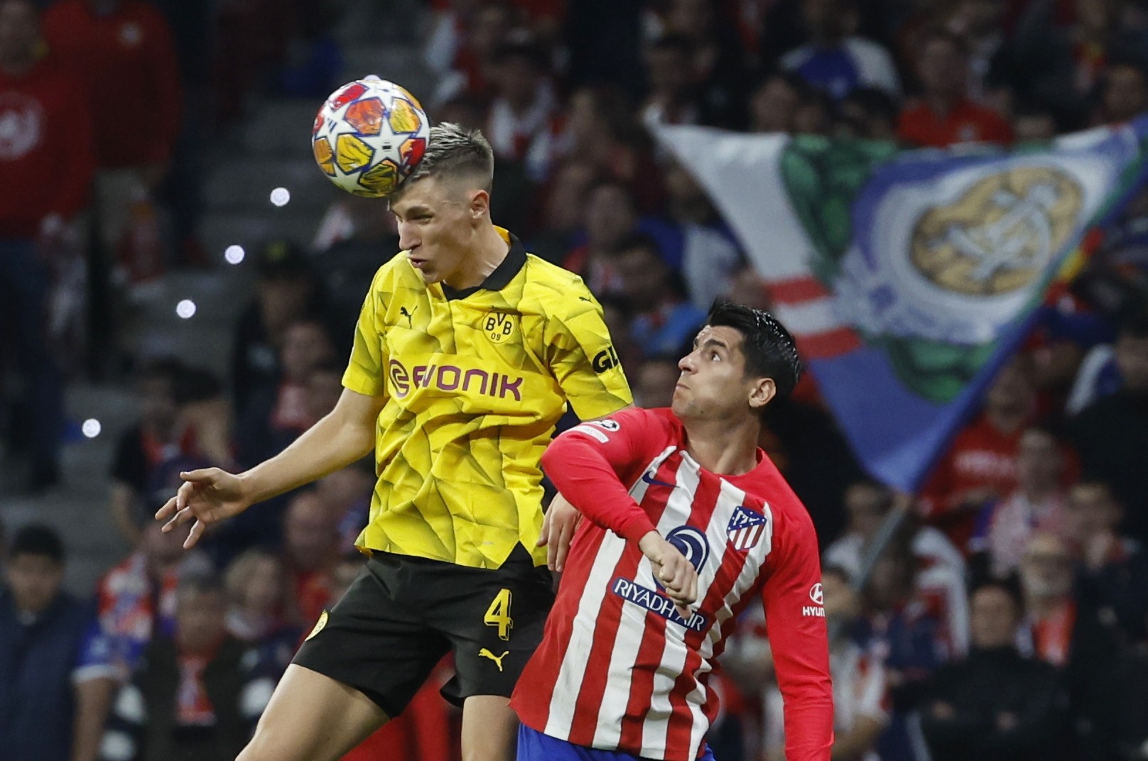 Simeone giúp Morata tìm lại sự ổn định tại Atletico. (Ảnh: EPA Images)