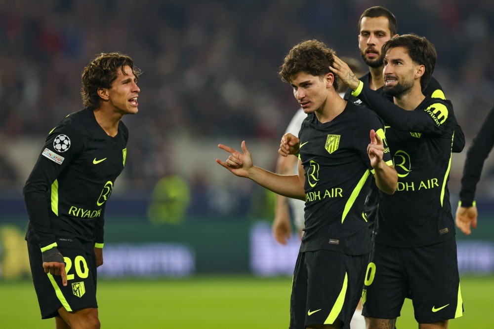 Atletico Madrid đang đạt phong độ cao. Ảnh: EPA.