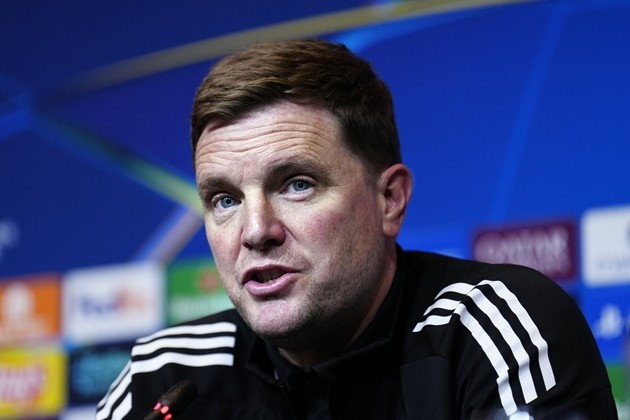 Eddie Howe đang được nhắm ngồi vào ghế nóng Man United thay Michael Carrick. Ảnh: EPA