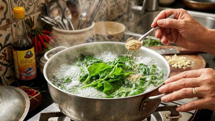 Luộc rau có nên cho hạt nêm?