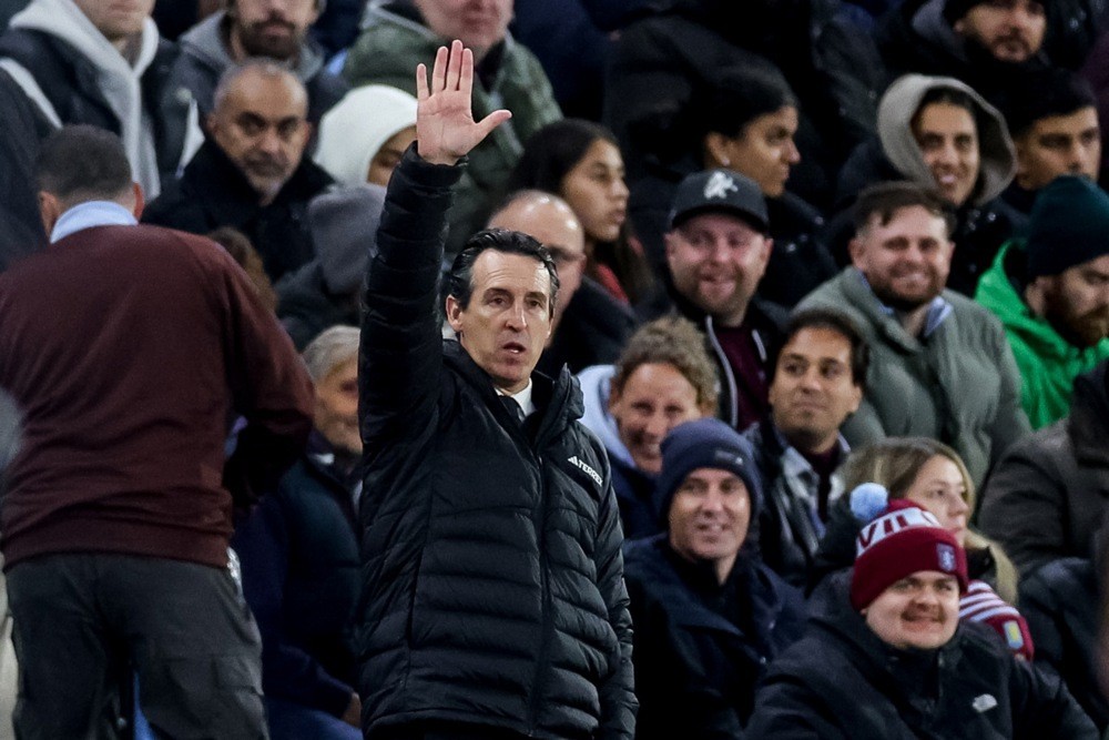 Aston Villa của Emery đang dần tìm lại quỹ đạo chiến thắng sau giai đoạn khởi đầu bất ổn. Ảnh: EPA.