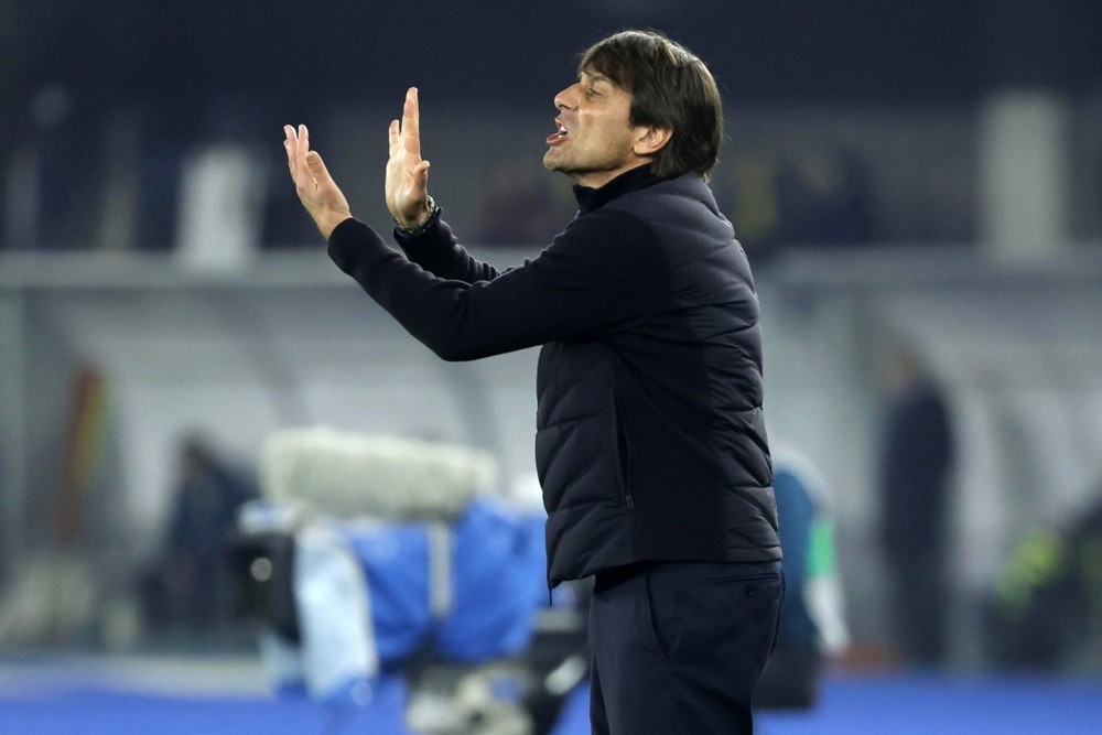 Conte đã ghi dấu ấn trong quãng thời gian dẫn dắt Tottenham. Ảnh: EPA.