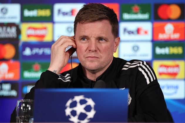 Eddie Howe là ứng viên sáng giá thay thế Michael Carrick. Ảnh: EPA