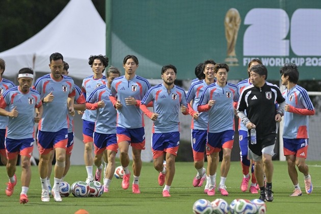 Đội tuyển Nhật Bản là 1 trong những ứng viên sáng giá cho ngôi vô địch Asian Cup 2027. Ảnh: EPA