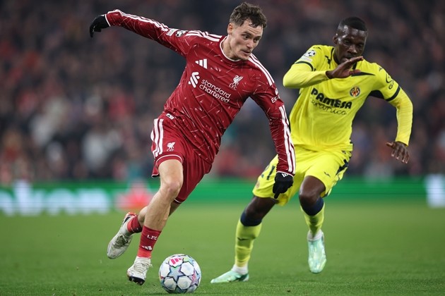Florian Wirtz là điểm nhấn trong các đợt lên bóng của Liverpool. Ảnh: EPA/ADAM VAUGHAN