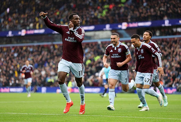 Nicolas Jackson có màn trình diễn chói sáng với cú đúp vào lưới Manchester City. Ảnh: Neville Williams/Aston Villa FC via Getty Images.