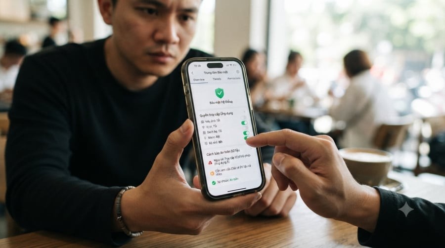 Không tải ứng dụng từ đường link lạ hoặc cấp quyền truy cập bất thường để tránh nguy cơ bị đánh cắp thông tin, chiếm đoạt tài khoản ngân hàng.
