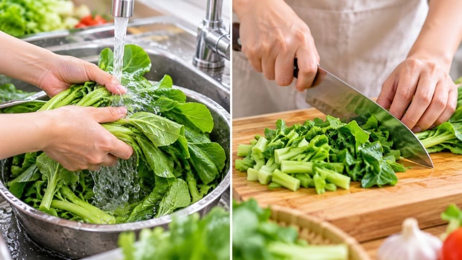 Nên rửa hay thái trước?