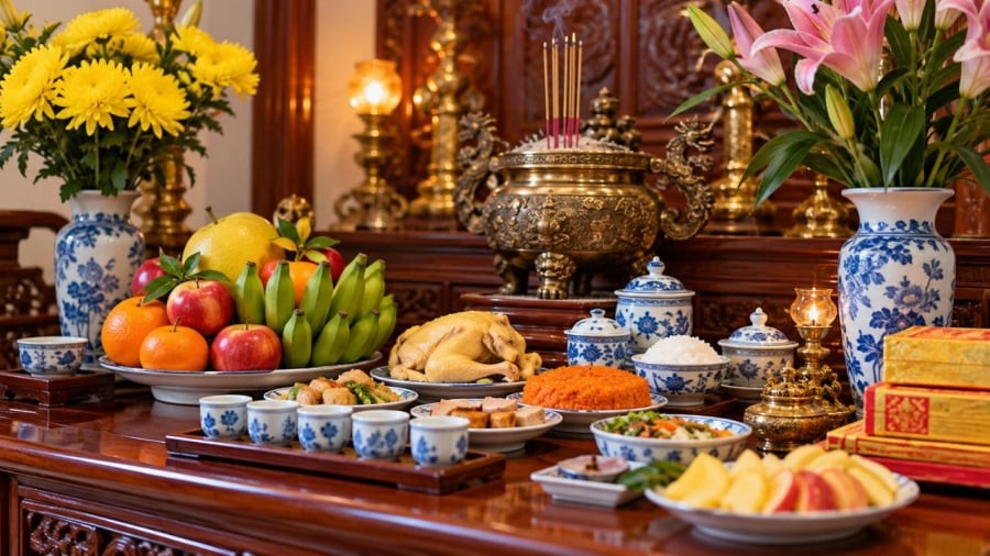 Sau khi thắp hương xong nên chú ý hạ lễ