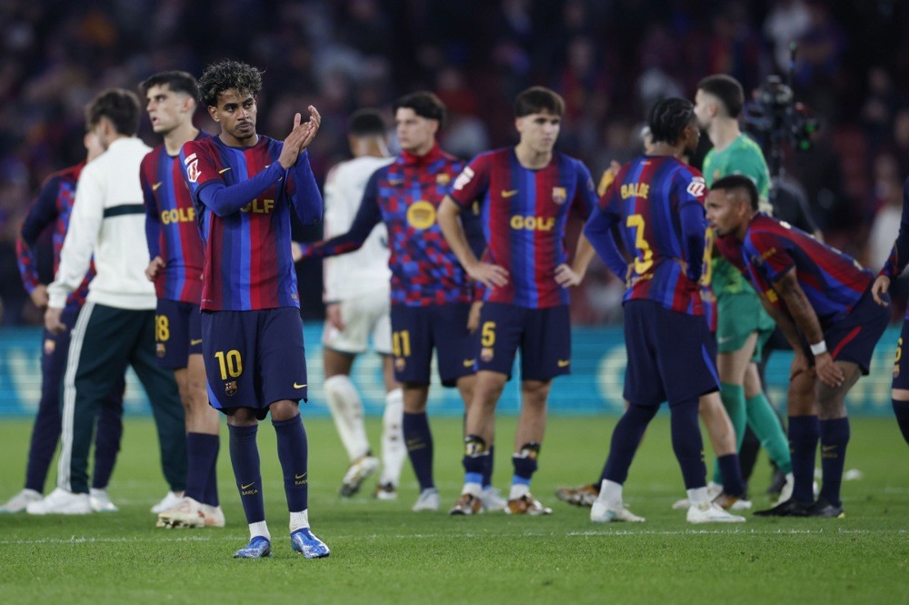 Thể lực là bài toán quan trọng nhất của Barcelona hiện tại. Ảnh: EPA IMAGES. 