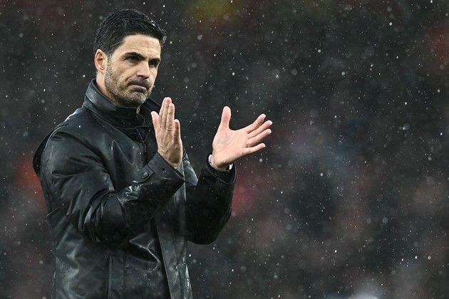 Arsenal của Mikel Arteta đang có chuỗi phong độ tốt. Ảnh: EPA/VINCE MIGNOTT