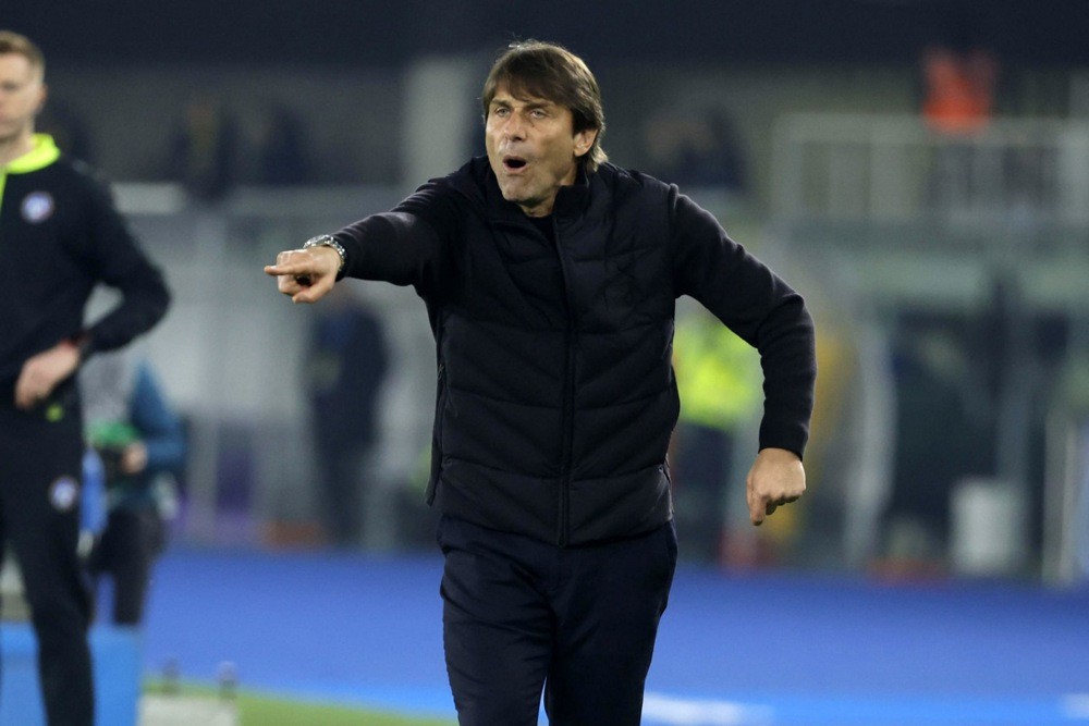 Conte là vị HLV đầy cá tính. Ảnh: EPA.