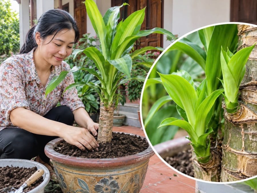 Thiết Mộc Lan còn được gọi là cây phát tài, có thân gỗ thẳng, lá dài, xanh bóng và thường mọc thành từng cụm trên đỉnh thân. Điểm đặc biệt của loại cây này là khả năng nảy chồi từ những mắt ngủ trên thân, nhất là sau khi được cắt tỉa đúng kỹ thuật.

