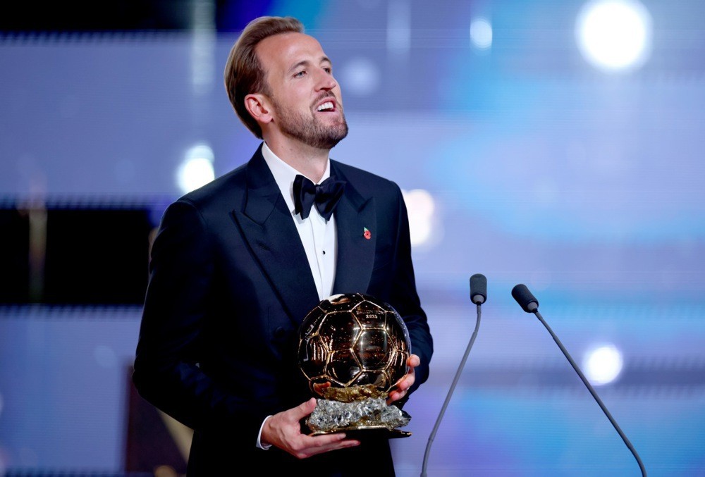 Harry Kane đoạt Quả bóng vàng 2026. Ảnh: EPA.