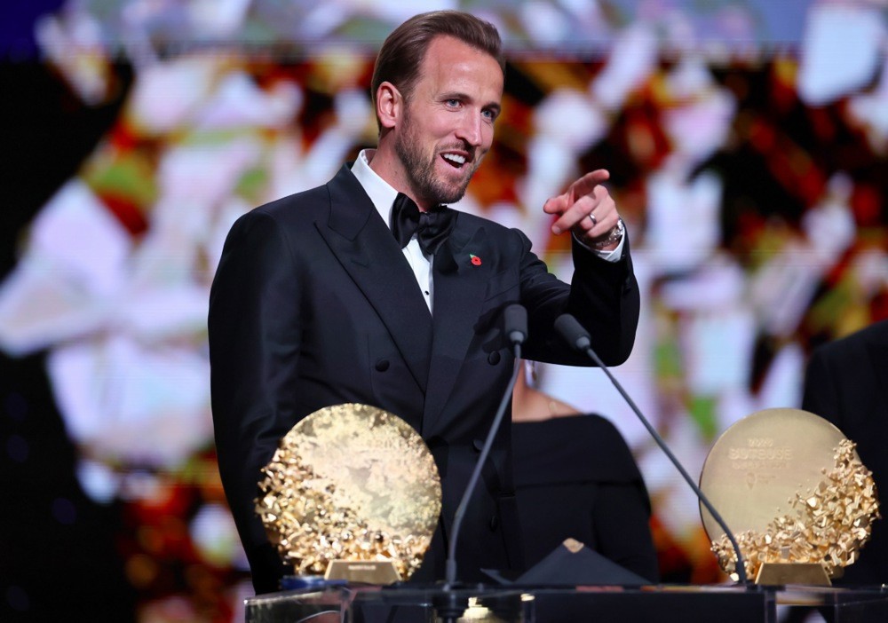 Kane là chủ nhân của Quả Bóng Vàng 2026. Ảnh: EPA IMAGES. 