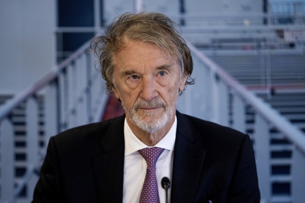 Sir Jim Ratcliffe đang thúc đẩy bán 2 CLB bóng đá là Lausanne-Sport và OGC Nice. Ảnh: EPA/Bo Amstrup.