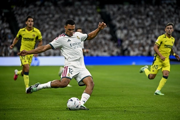 Trent Alexander-Arnold đang có tương lai mù mịt ở Real Madrid. Ảnh: EPA