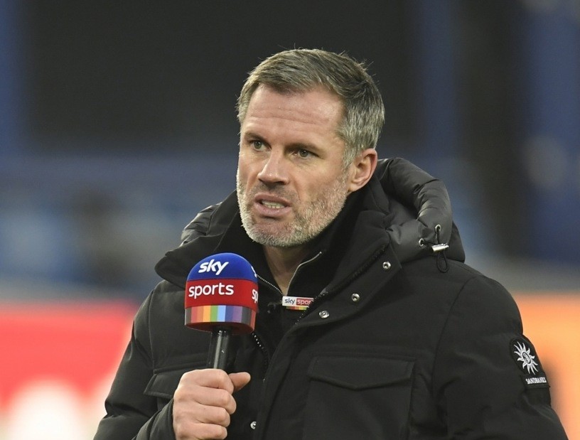 Jamie Carragher đánh giá không cao hàng phòng ngự Chelsea. Ảnh: EPA/Peter Powell.