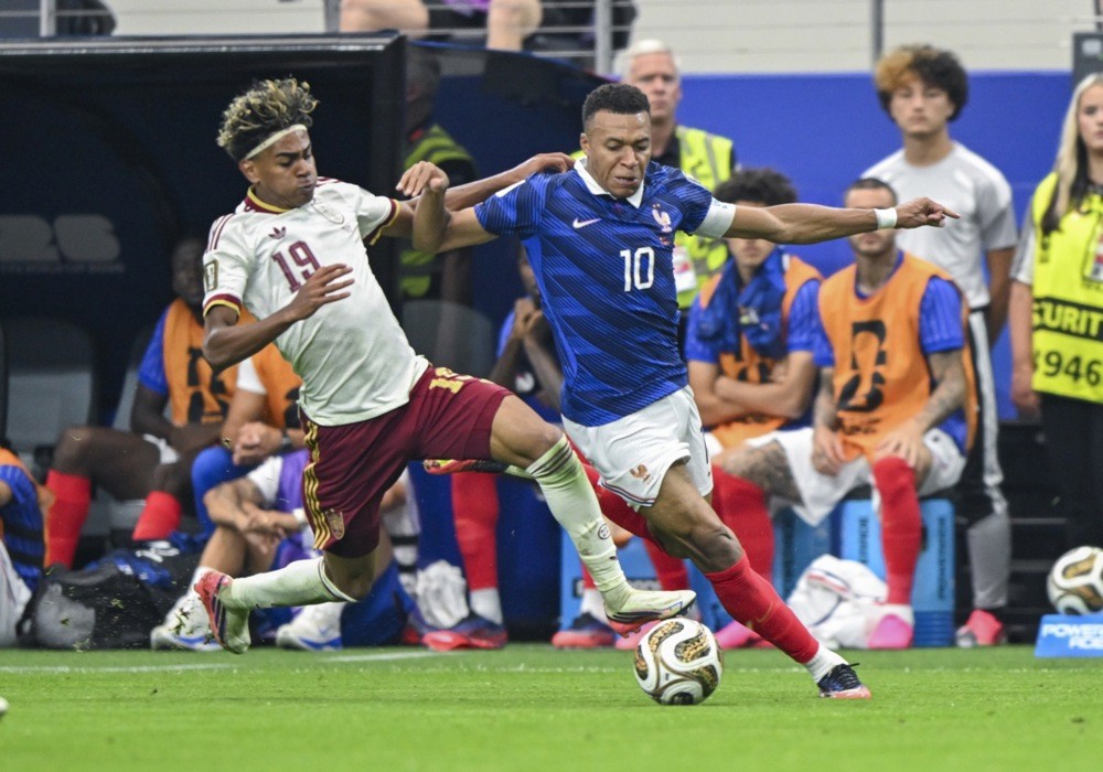 Yamal và Mbappe ở World Cup 2026. Ảnh: EPA.