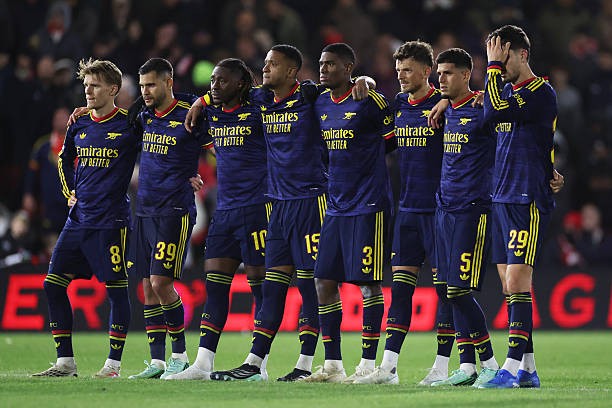Arsenal bất ngờ để thua Fleetwood. Ảnh: Carl Recine/Getty Images
