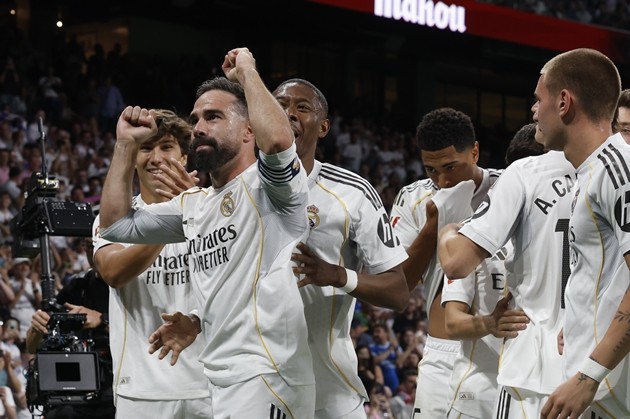 Dani Carvajal đã cống hiến hết mình cho Real Madrid. Ảnh: EPA