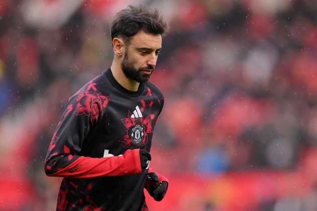 Bruno Fernandes được Atletico Madrid quan tâm. Ảnh: EPA/GARY OAKLEY