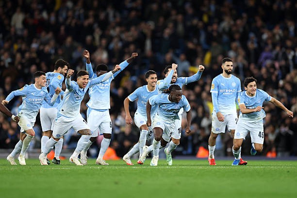 Manchester City giành vé vào vòng tứ kết EFL Cup. Ảnh: Jan Kruger/Getty Images