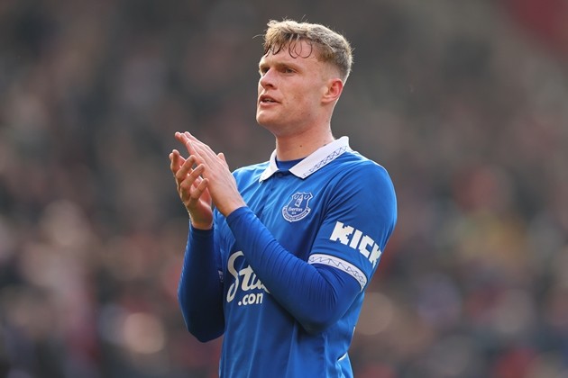 Jarrad Branthwaite được Chelsea dành sự quan tâm nhất định. Ảnh: EPA/ASH ALLEN