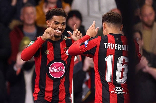 Bournemouth giành chiến thắng thuyết phục trước Aston Villa. Ảnh: Warren Little/Getty Images