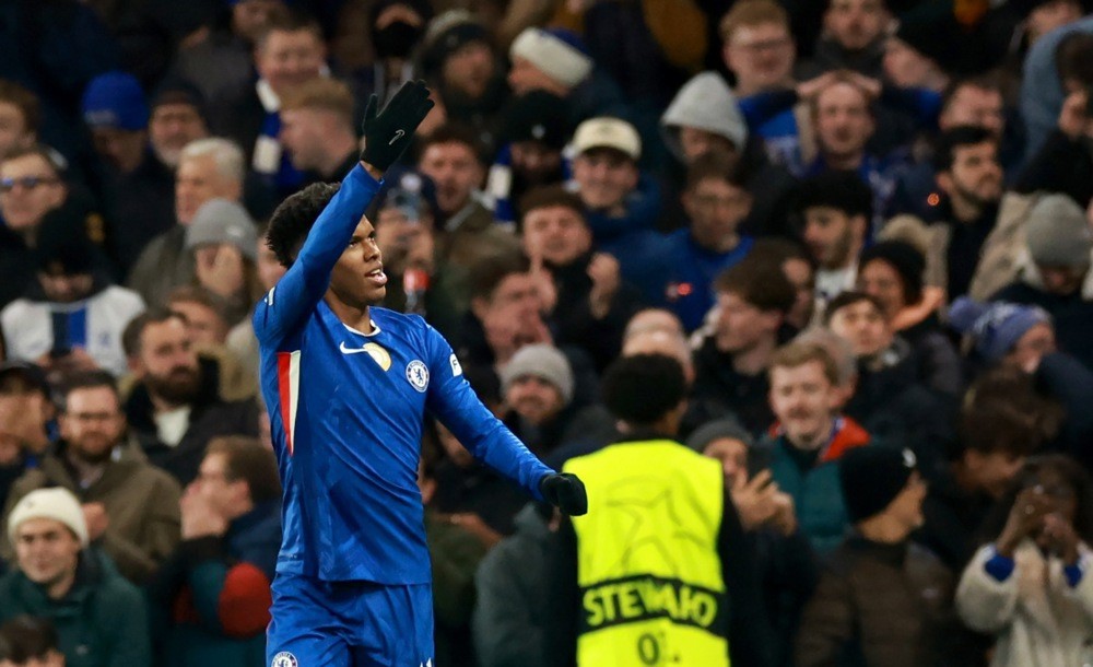Estevao được đánh giá là một trong những bản hợp đồng đầy tiềm năng mà Chelsea có được. Ảnh: EPA.