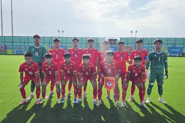 U15 Việt Nam có chiến thắng thứ tư tại FIFA U15 World Cup & Festival 2026. Ảnh: VFF.
