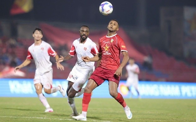 Hà Tĩnh vừa xuất sắc đánh bại Hải Phòng. Ảnh: Hồng Lĩnh Hà Tĩnh FC