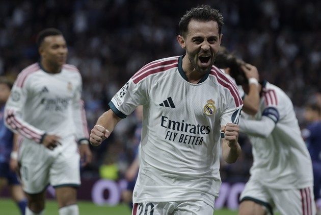 Bernardo Silva đang nỗ lực cạnh tranh và thể hiện bản thân ở Real Madrid. Ảnh: EPA