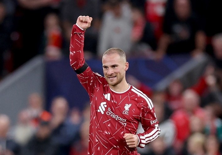 Liverpool được cho sắp trói chân Alexis Mac Allister. Ảnh: EPA/Adam Vaughan.
