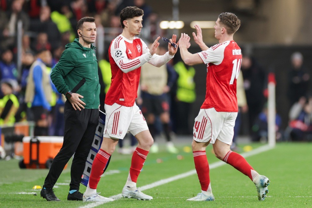 Kai Havertz và Gyokeres vẫn chưa đáp ứng đúng sự kỳ vọng. Ảnh: EPA.
