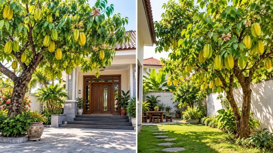 Nên trồng cây khế ở trước hay sau nhà