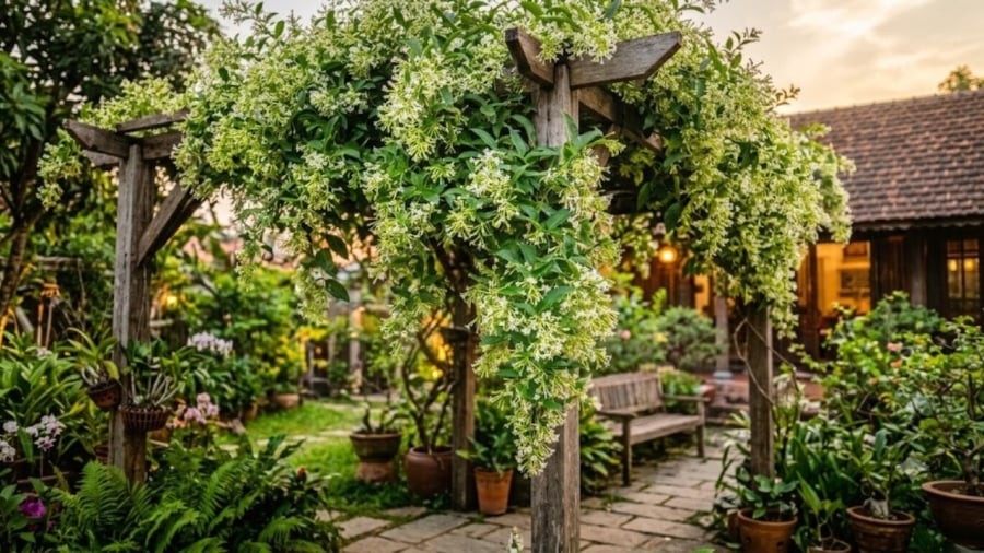 Bón phân đúng lúc để hoa nở thành từng chùm

