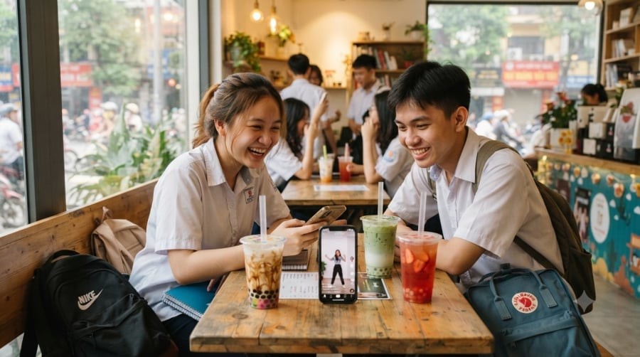 Những món đồ uống theo trào lưu dễ khơi gợi sự tò mò, khiến học sinh muốn trải nghiệm theo bạn bè.