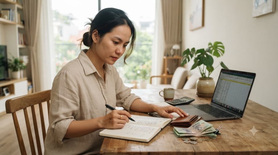 Theo dõi thu chi thường xuyên giúp mỗi người nhận ra những khoản chi chưa cần thiết và chủ động hơn trong việc tích lũy tiền.