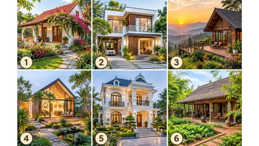 Bạn chọn mẫu nhà nào?