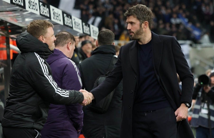  Eddie Howe có khả năng thay Carrick dẫn dắt Man Utd. Ảnh: EPA.