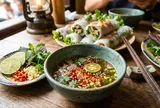Bí quyết pha nước chấm phở cuốn chua ngọt chuẩn vị Hà Thành: Tỏi ớt nổi bồng bềnh, đậm đà khó cưỡng