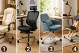 Chọn 1 chiếc ghế ngồi làm việc mà bạn thấy dễ chịu nhất