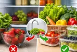Có nên rửa sạch rau và hoa quả trước khi cất trong tủ lạnh?
