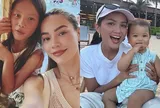 2 con gái sao Việt mê phơi nắng: Lisa nhà Hồ Ngọc Hà bơi thỏa thích ở châu Âu, con H'Hen Niê da nâu giống mẹ