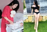 Mỹ nhân Phú Thọ 2K1 xinh như búp bê, đi đẻ vẫn trắng đẹp phát hờn, sinh xong khoe dáng bỉm sữa mơn mởn