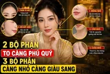 2 bộ phận của phụ nữ càng to càng phú quý, 3 bộ phận càng nhỏ càng giàu sang