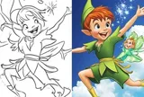 Tranh tô màu Peter Pan cho bé mầm non, mỗi bức tranh là một chuyến phiêu lưu nhỏ