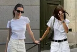 Quần jeans trắng – món đồ giúp phong cách mùa hè trở nên thanh thoát hơn